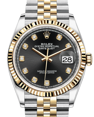 Rolex Datejust 36 watch: Oystersteel and yellow gold - m126233-0021